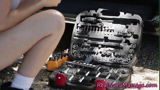 Banged માલિસ નિષ્ણાત jerks