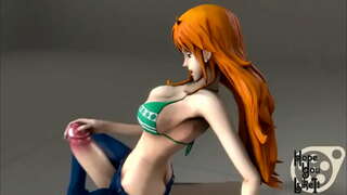 Nami futanari 3D IMA viens gabals