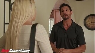 Velký Zadek Blondýnka Připraven Do Prdele