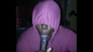 Banús bbw slurps cum fora de la bbc amic